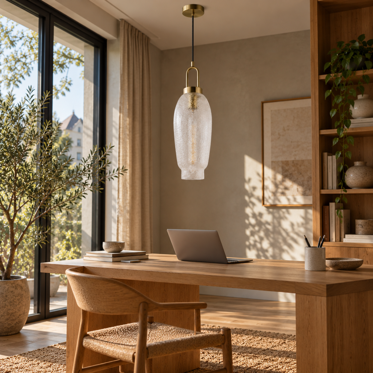 Nordische Minimalistische Glas LED Pendelleuchte
