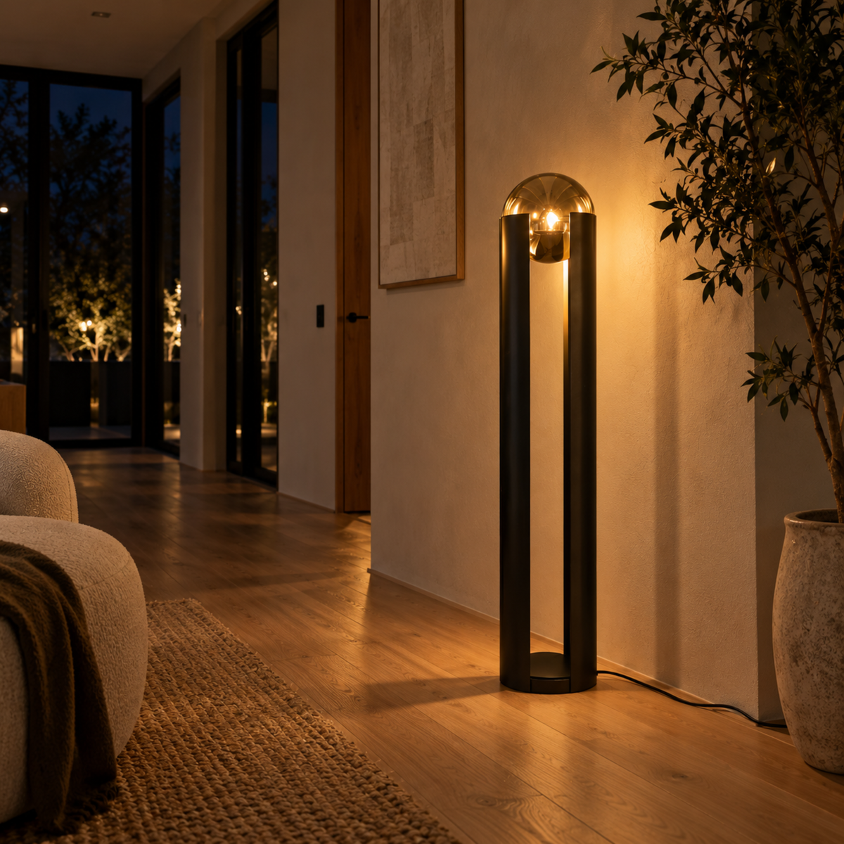 Moderne Palantir LED Stehlampe