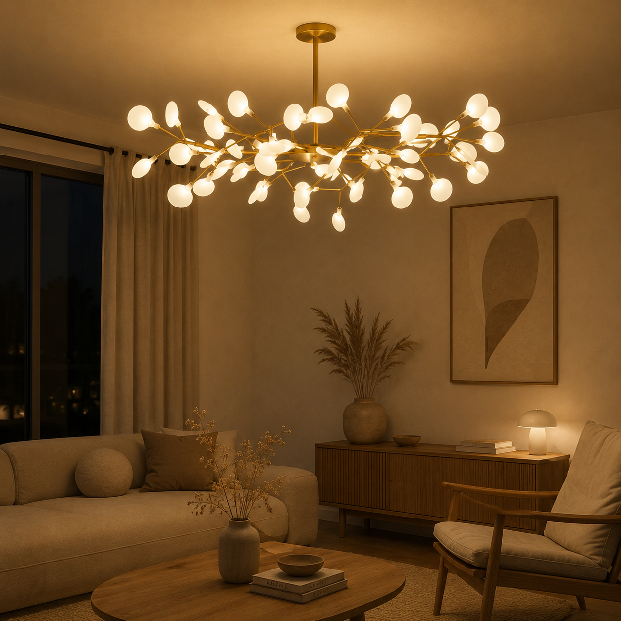 Moderner Nordischer LED Kronleuchter