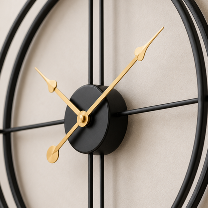 Leise Minimalistische Wanduhr