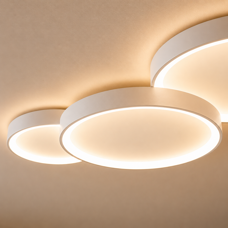 Minimalistische LED Deckenleuchte 1er- Und 3er-Set