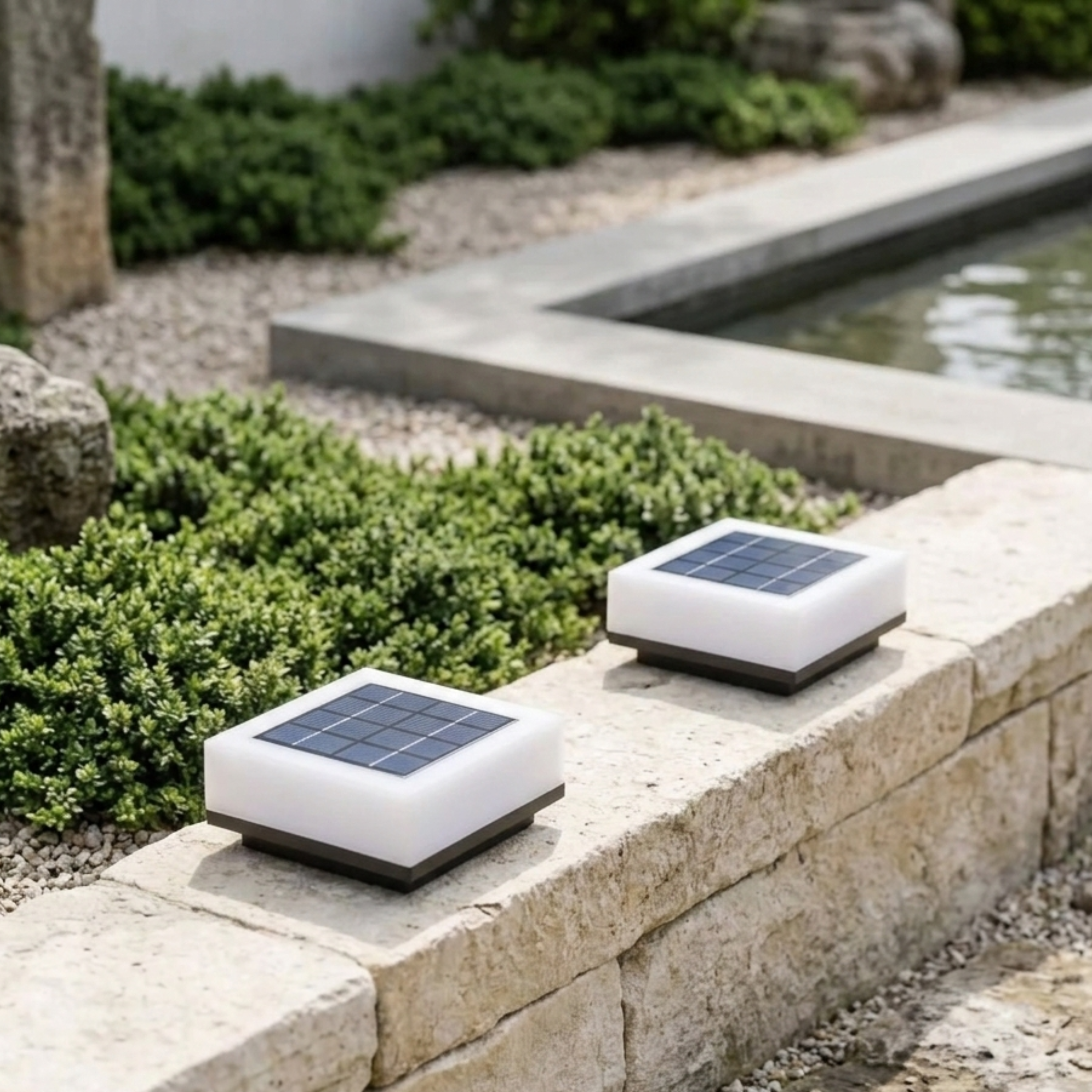 LED Solar Außenleuchte