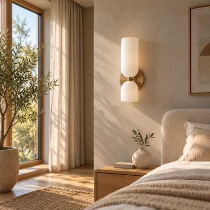 Moderne Glas Wandleuchte