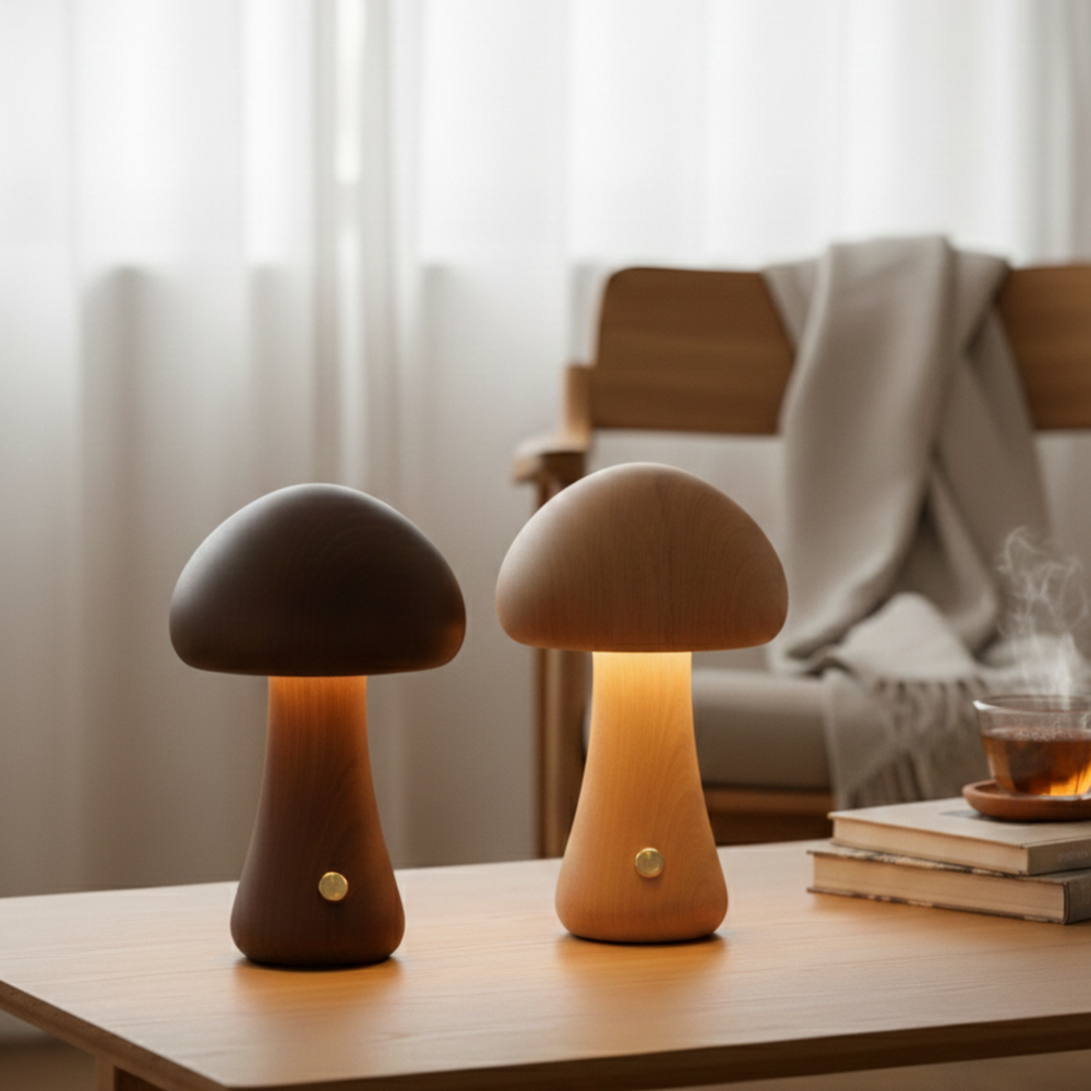 Moderne Minimalistische Pilz Tischlampe
