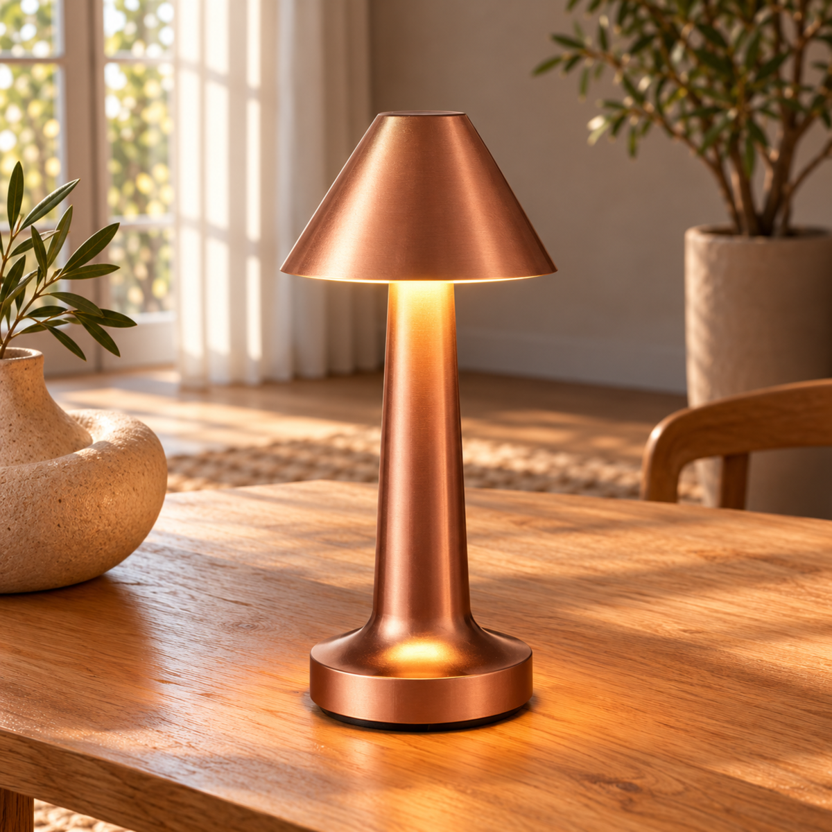 Moderne Kabellose Wiederaufladbare LED Tischlampe
