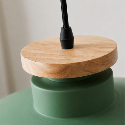 Skandinavische Holz Pendelleuchte