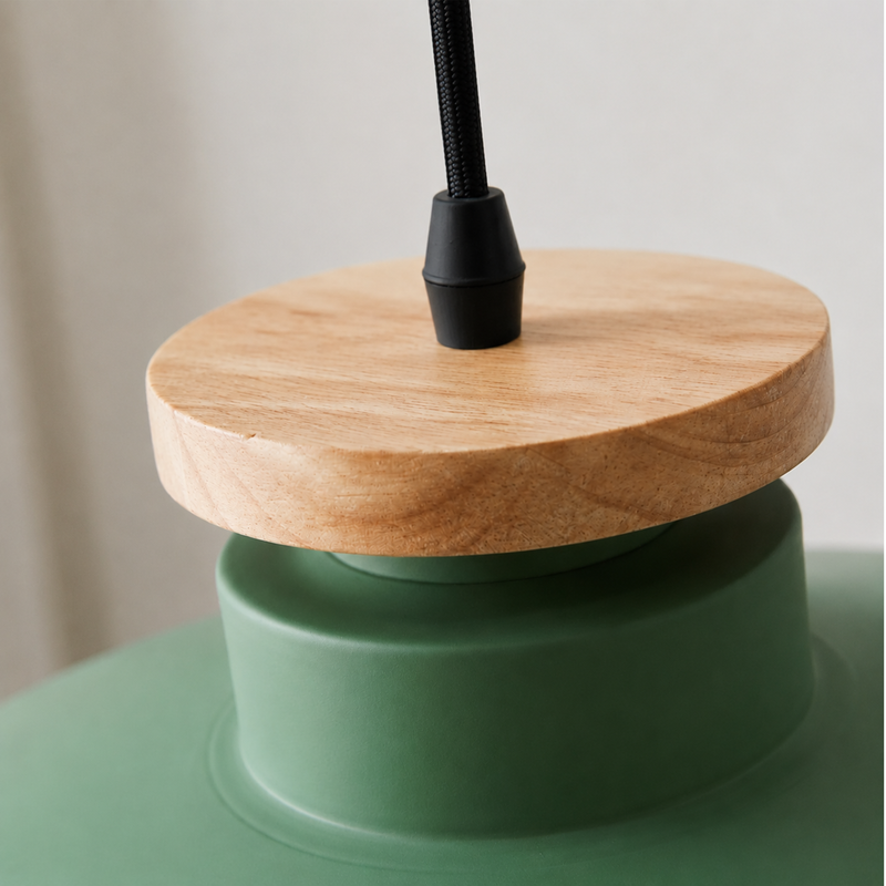 Skandinavische Holz Pendelleuchte