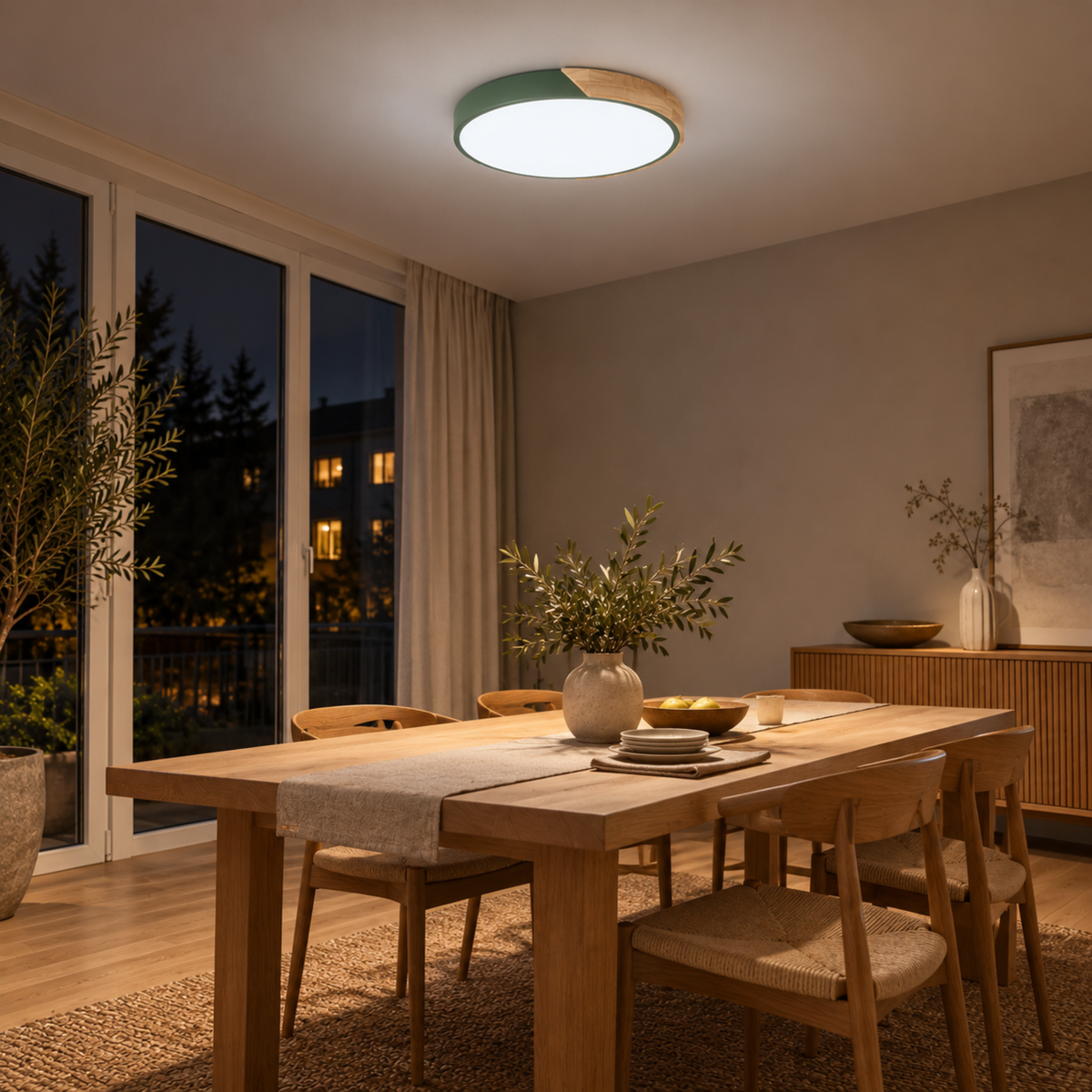 Skandinavische runde Acryl LED Deckenleuchte