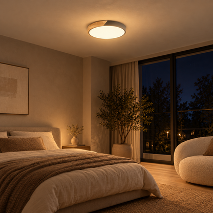 Skandinavische runde Acryl LED Deckenleuchte