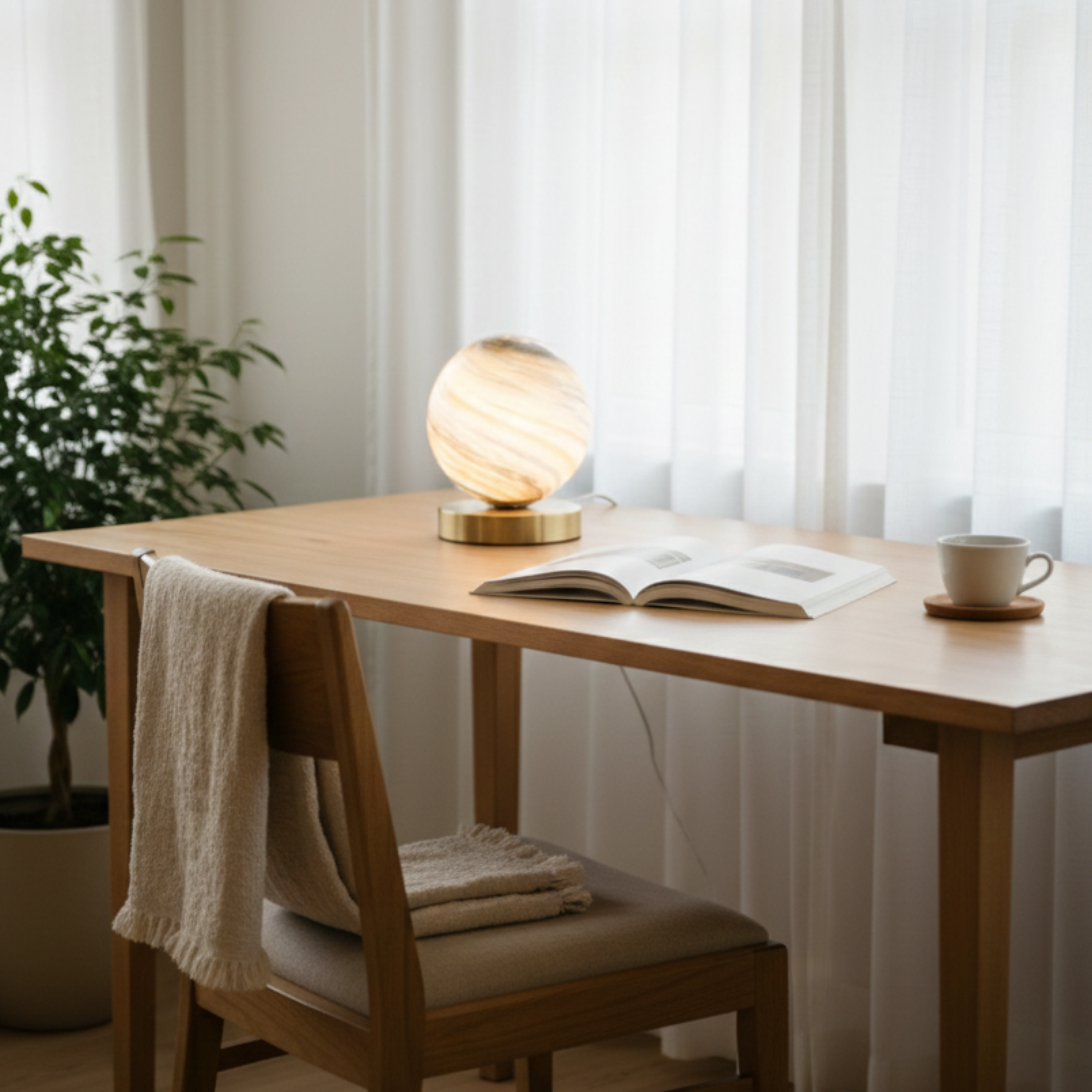 Stilvolle Planetarische Tischlampe