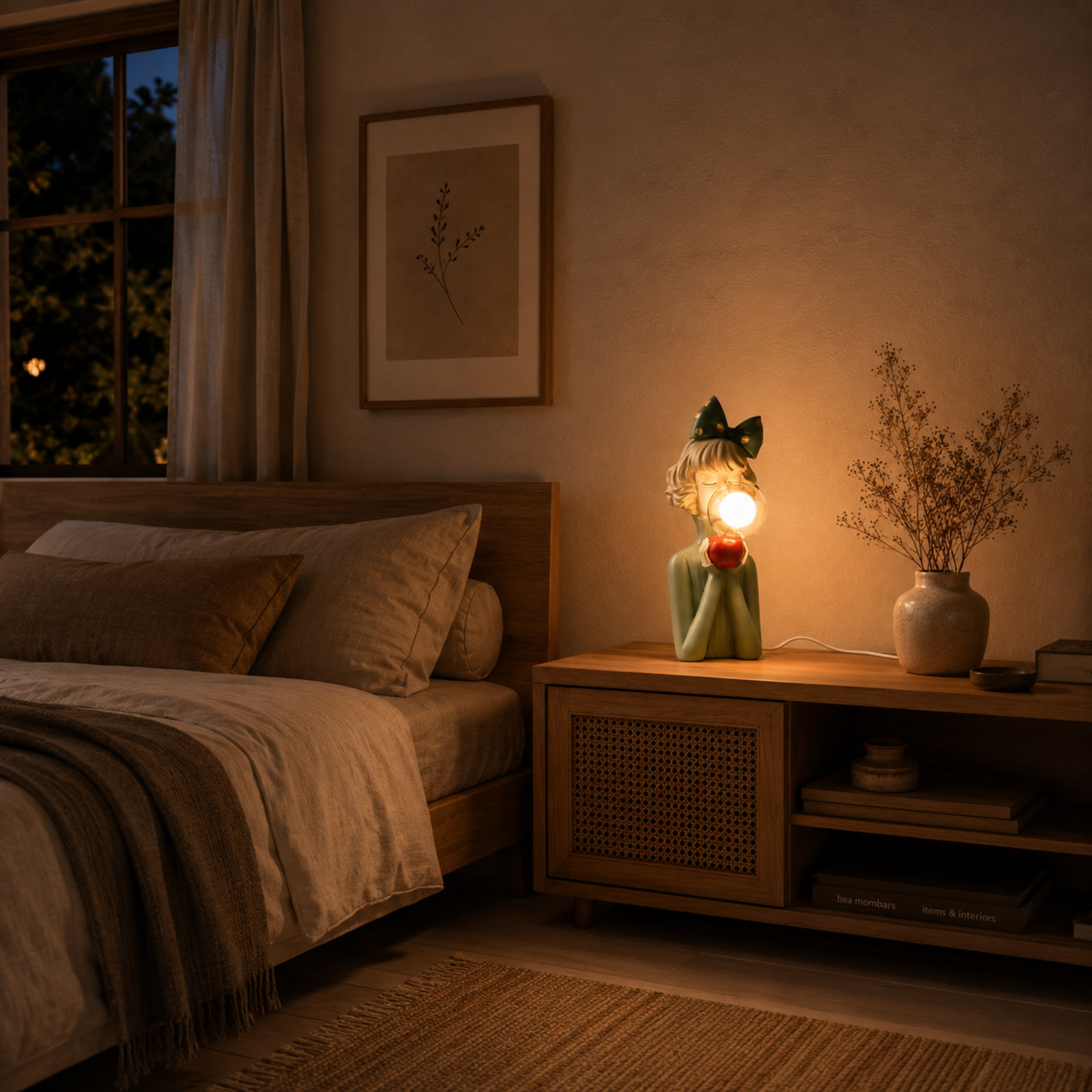 Dekorative Figuren Tischlampe