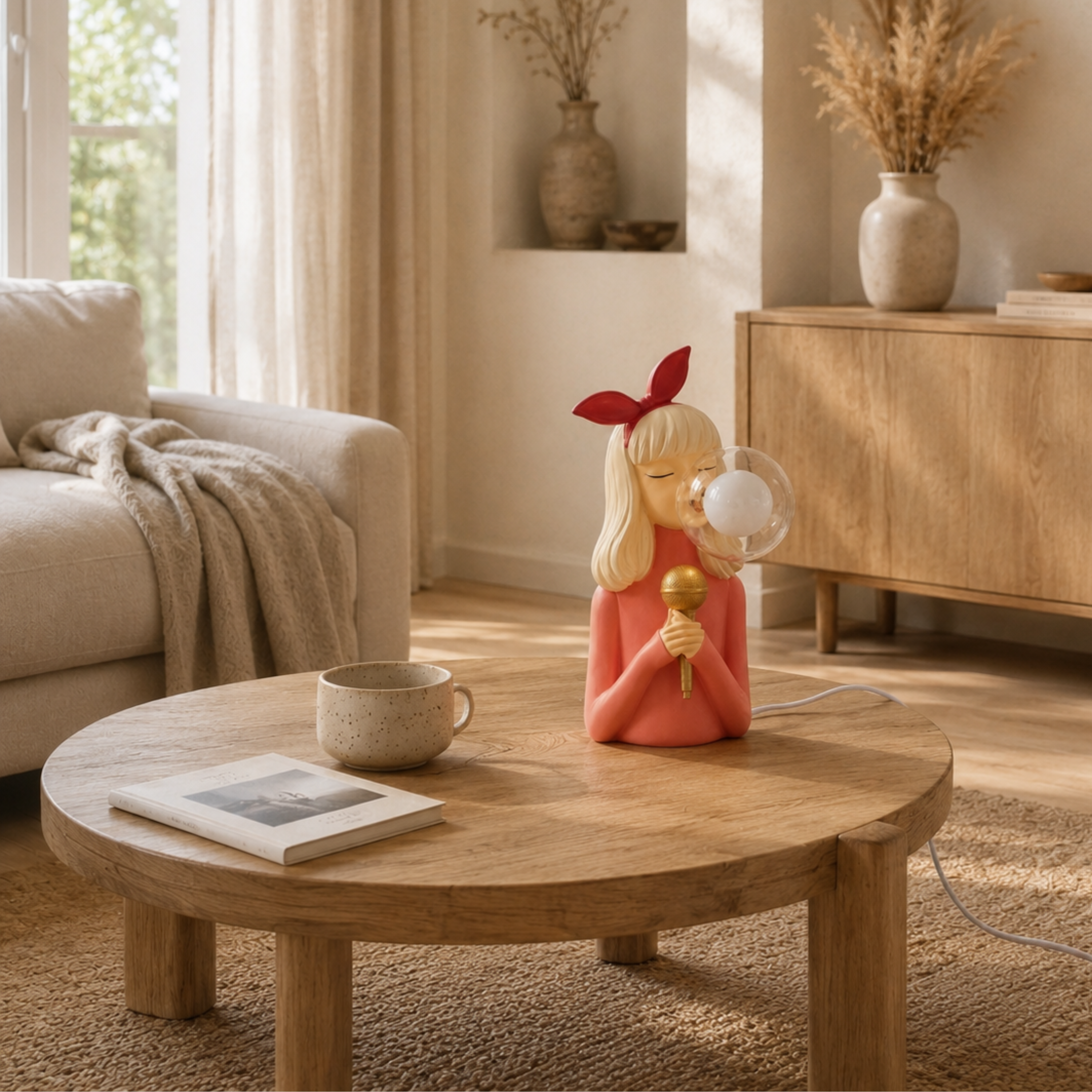Dekorative Figuren Tischlampe