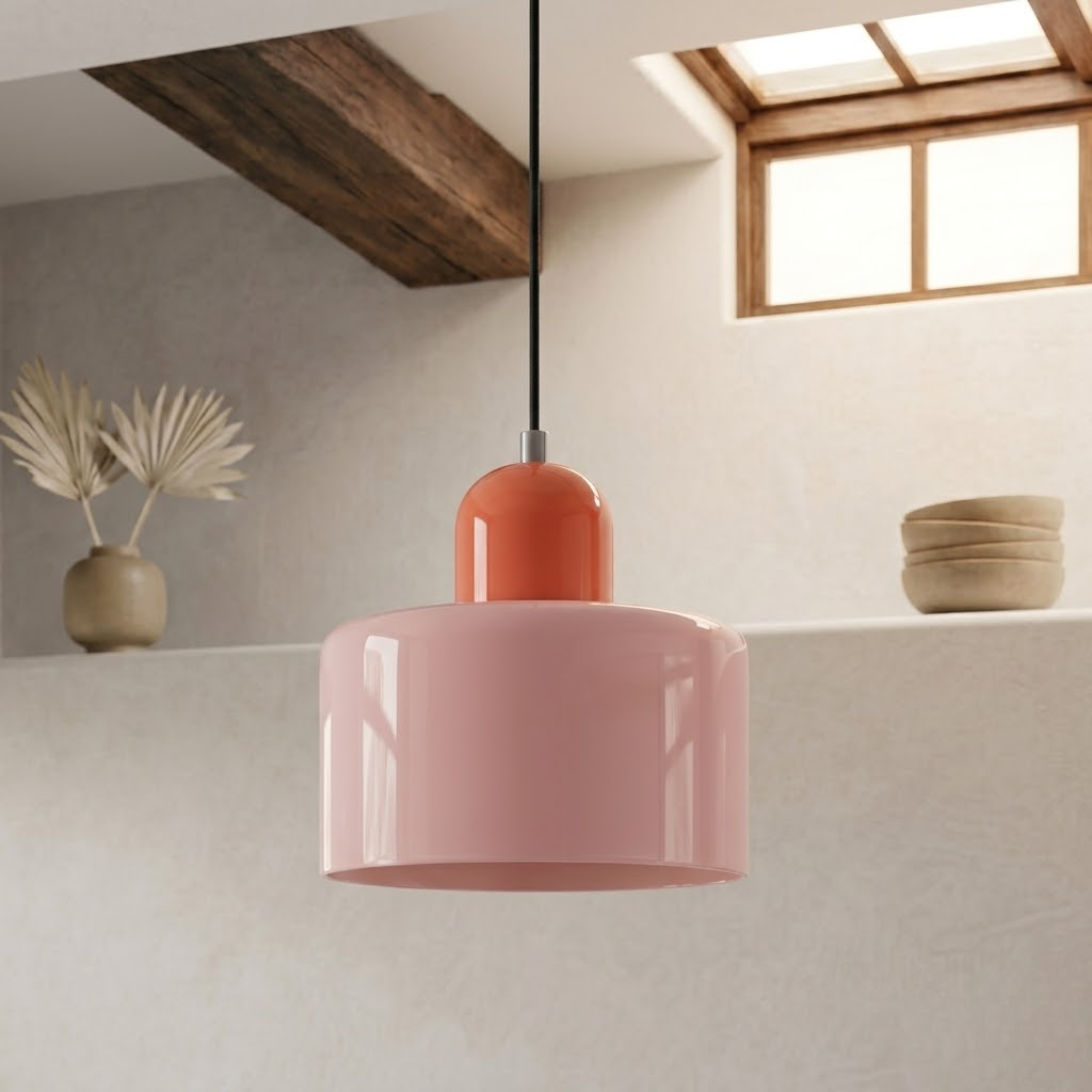 Pendelleuchte mit erweitertem Halo Design