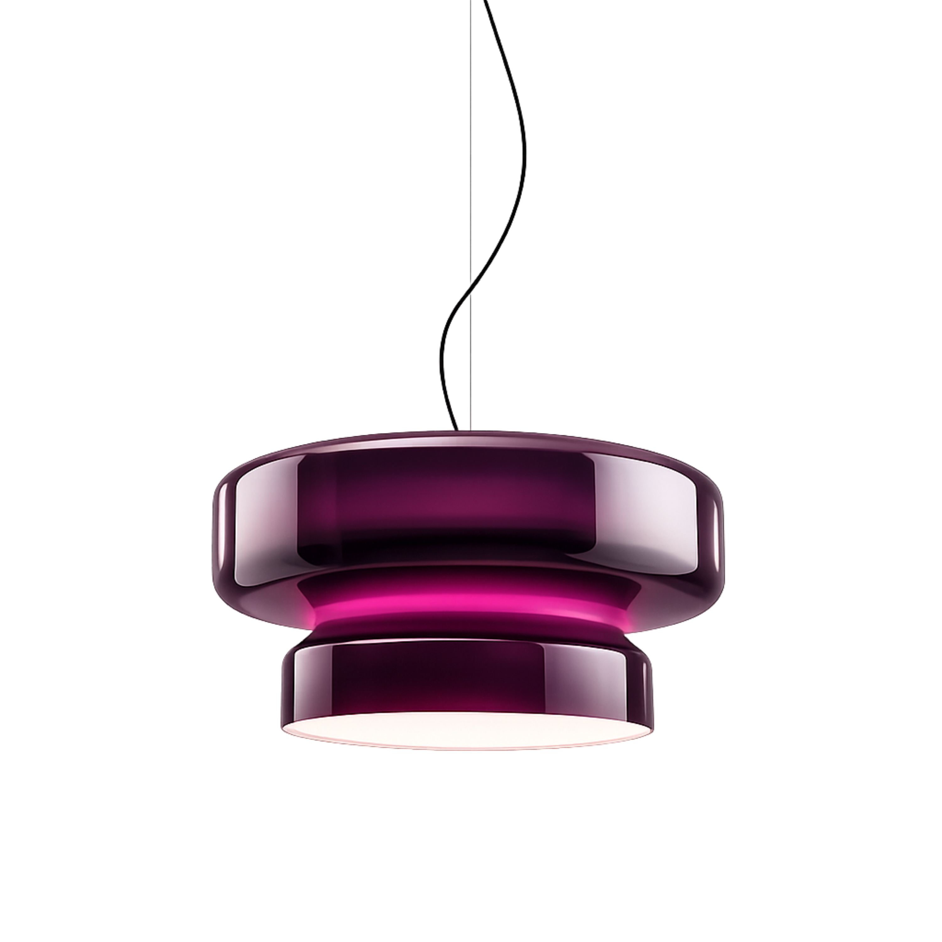 Moderne Ringförmige Glas Pendelleuchte LED Innenleuchte