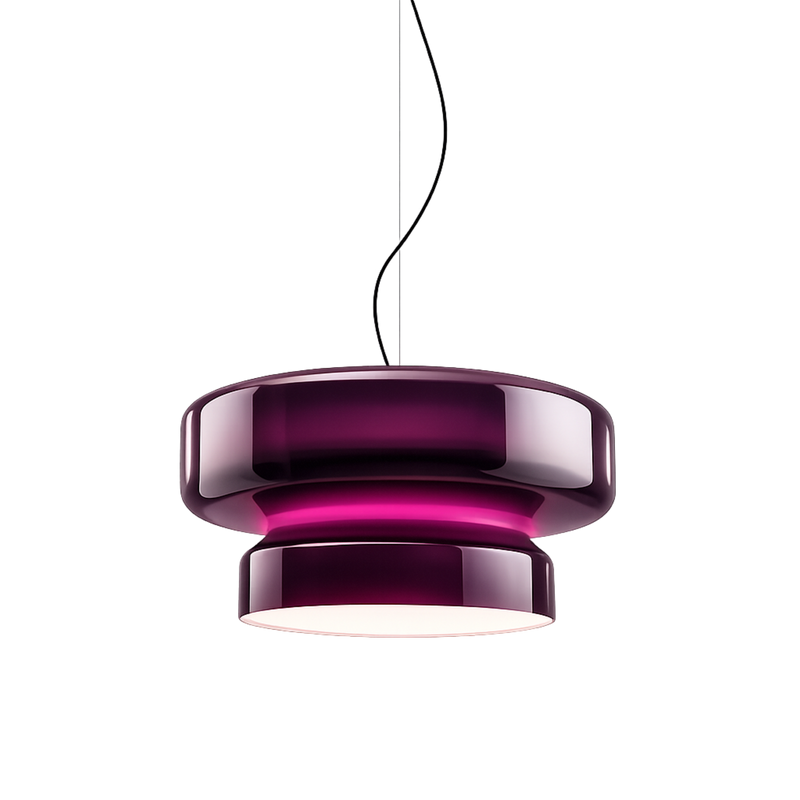 Moderne Ringförmige Glas Pendelleuchte LED Innenleuchte
