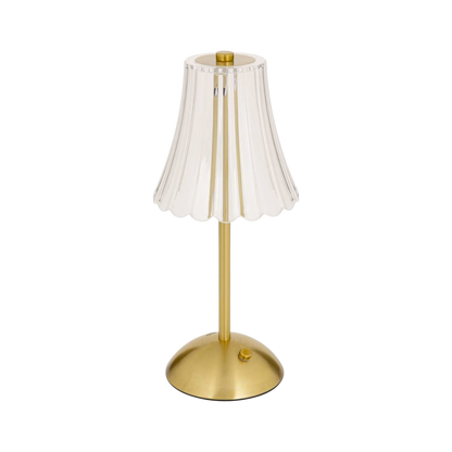 Goldene LED Kristall Tischlampe