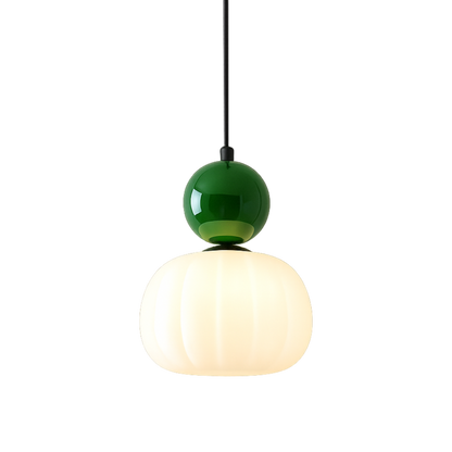 Art Deco Bauhaus Kürbis Pendelleuchte