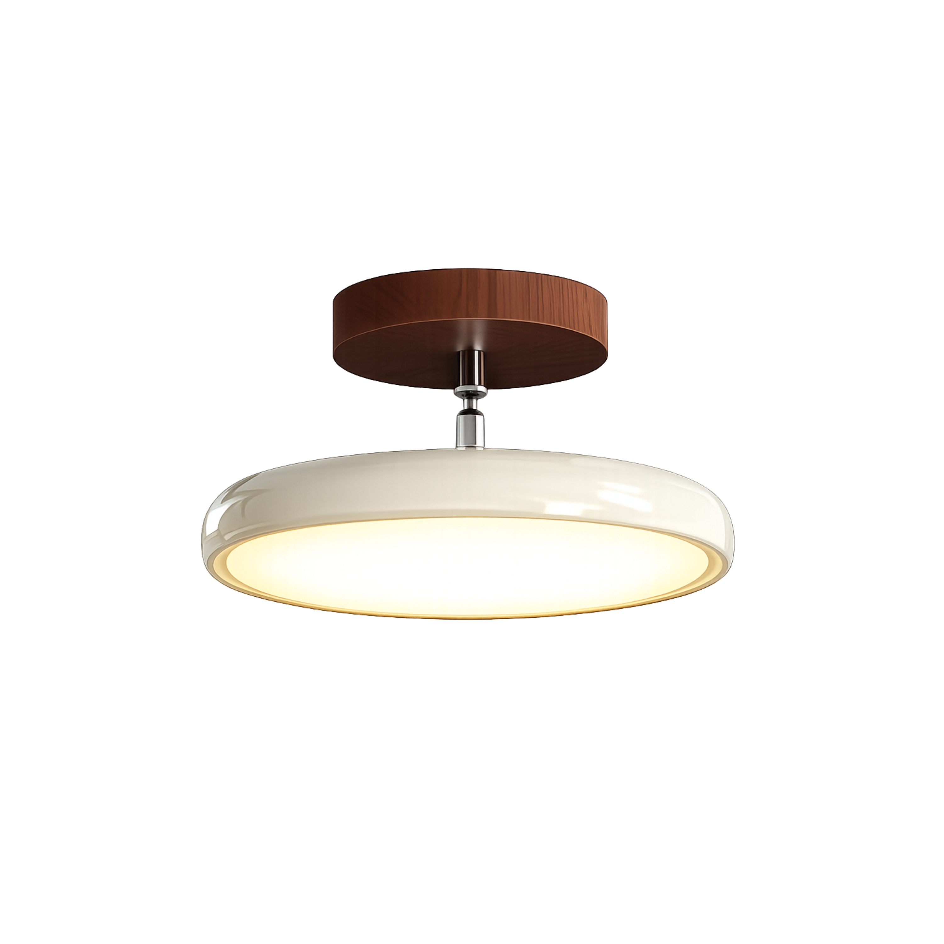 Runde Retro LED Vintage Deckenleuchte