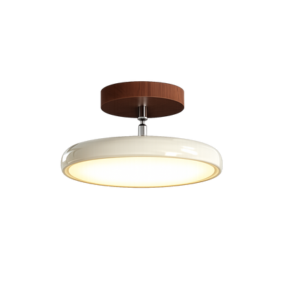 Runde Retro LED Vintage Deckenleuchte