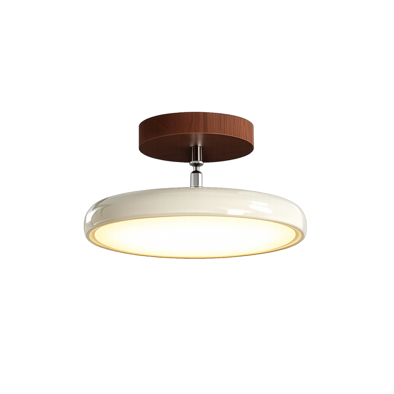 Runde Retro LED Vintage Deckenleuchte