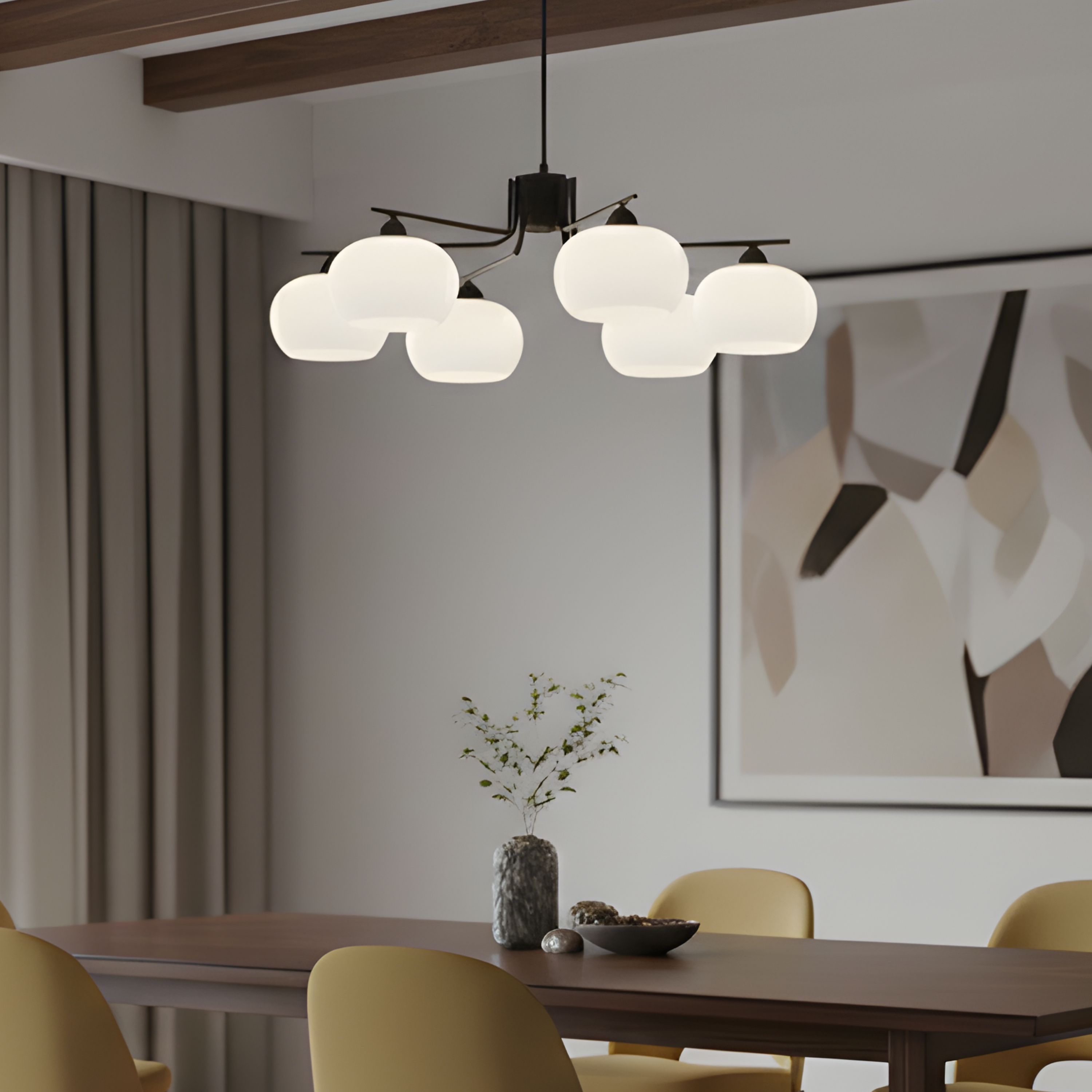 Moderne Pendelleuchte für Schlafzimmer