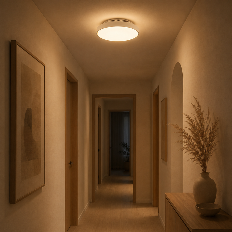 Unsichtbare Flügellose LED Ventilator Deckenleuchte