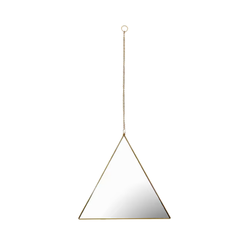Moderne Gold Dreieck Spiegel