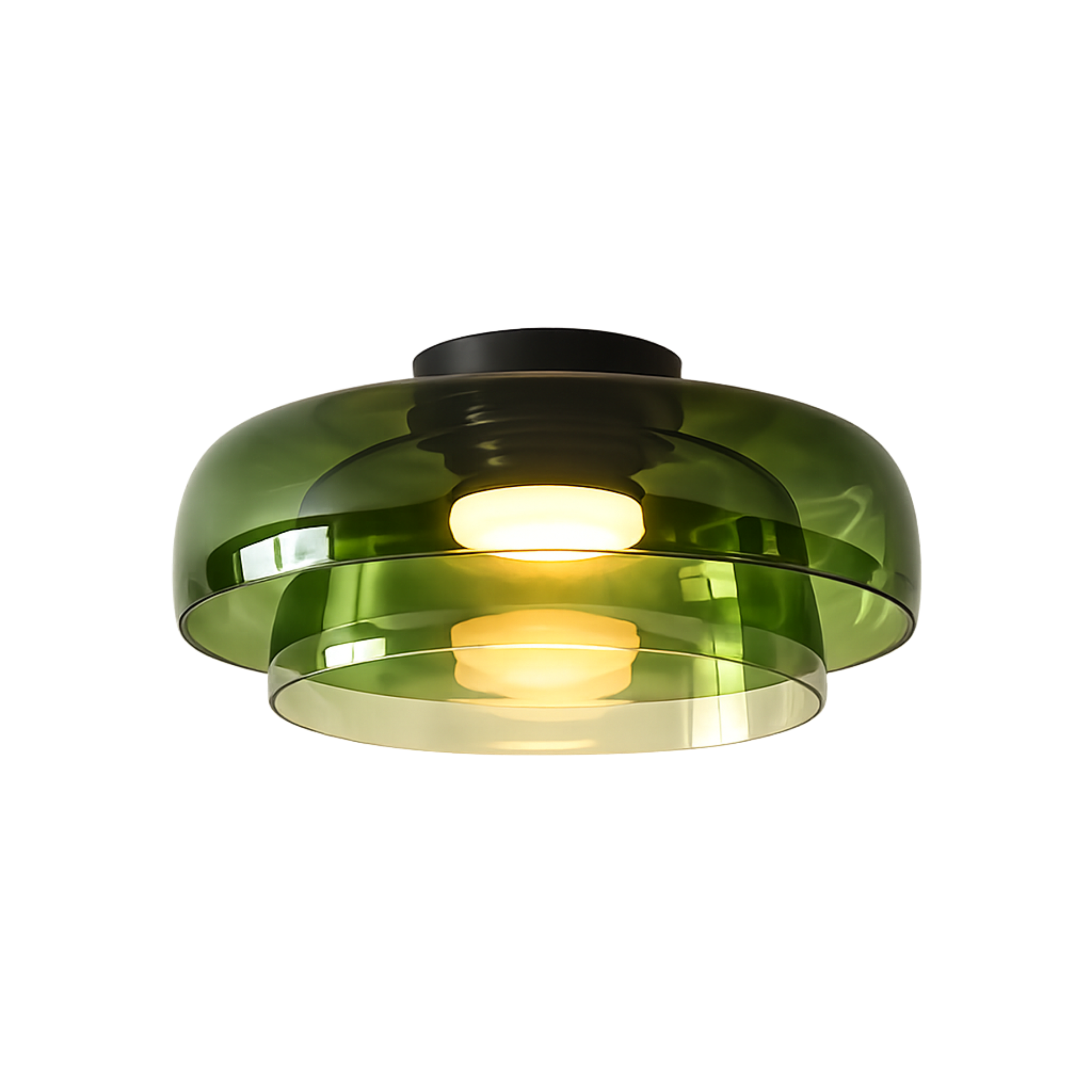 Nordische Bauhaus Glas Deckenleuchte
