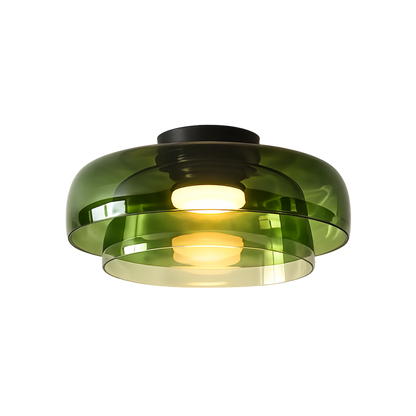 Nordische Bauhaus Glas Deckenleuchte