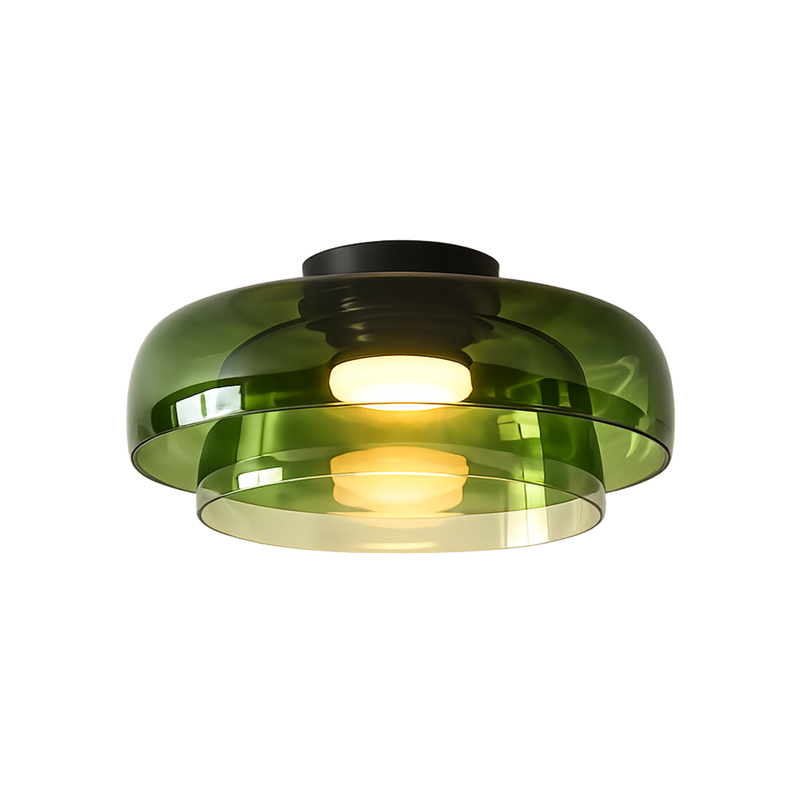 Nordische Bauhaus Glas Deckenleuchte