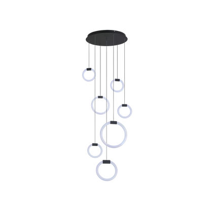 LED Pendelleuchte mit 7/10 Ringen