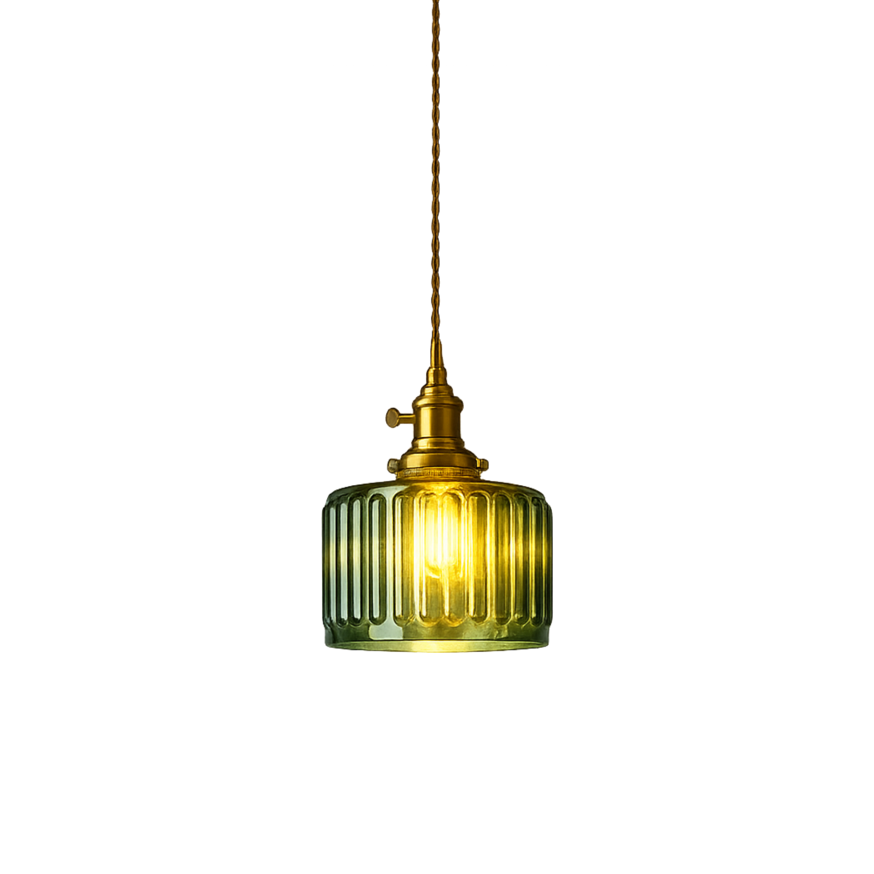 Nordische Farbglas LED Pendelleuchte