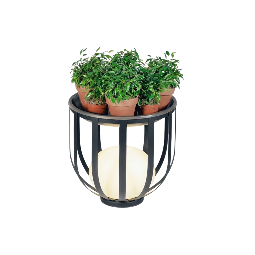 Blumentopf Solar Außenleuchte