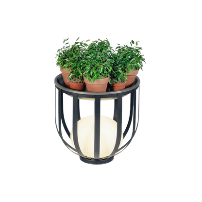 Blumentopf Solar Außenleuchte