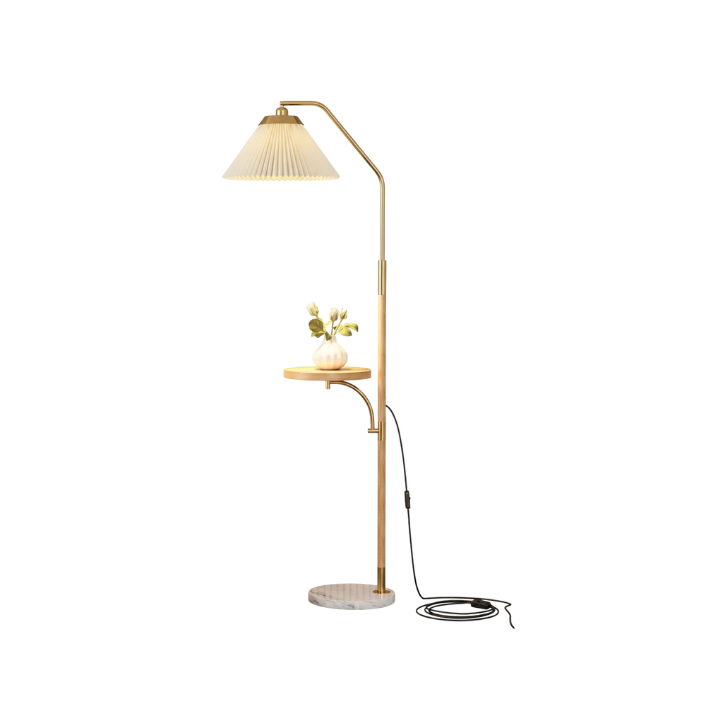 Minimalistische Stoff LED Stehlampe