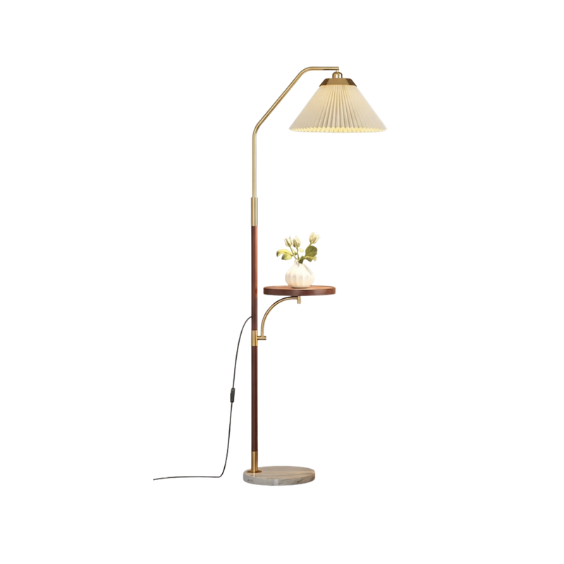 Minimalistische Stoff LED Stehlampe