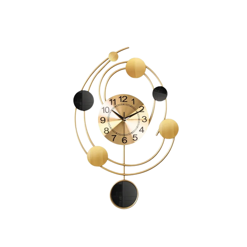 Runde Titan Dekorative Wanduhr