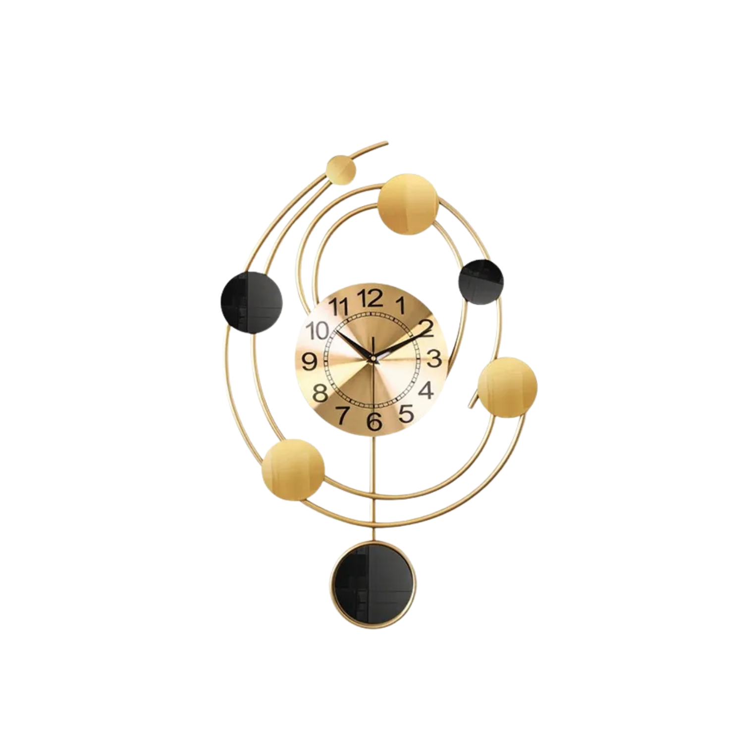Runde Titan Dekorative Wanduhr