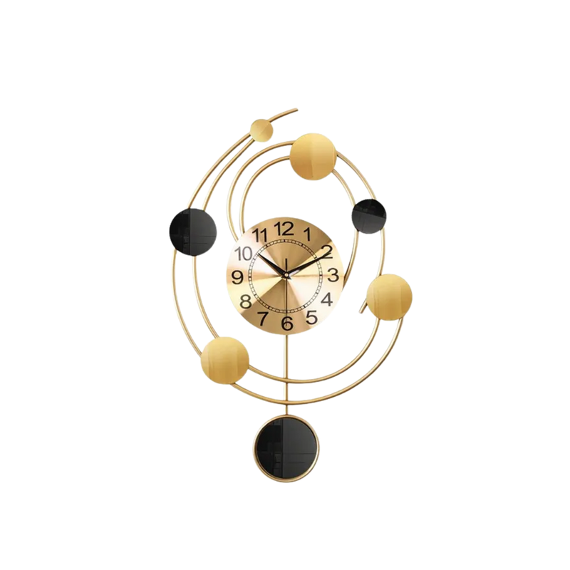 Runde Titan Dekorative Wanduhr