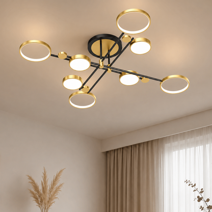 Nordische LED Ring Deckenleuchte