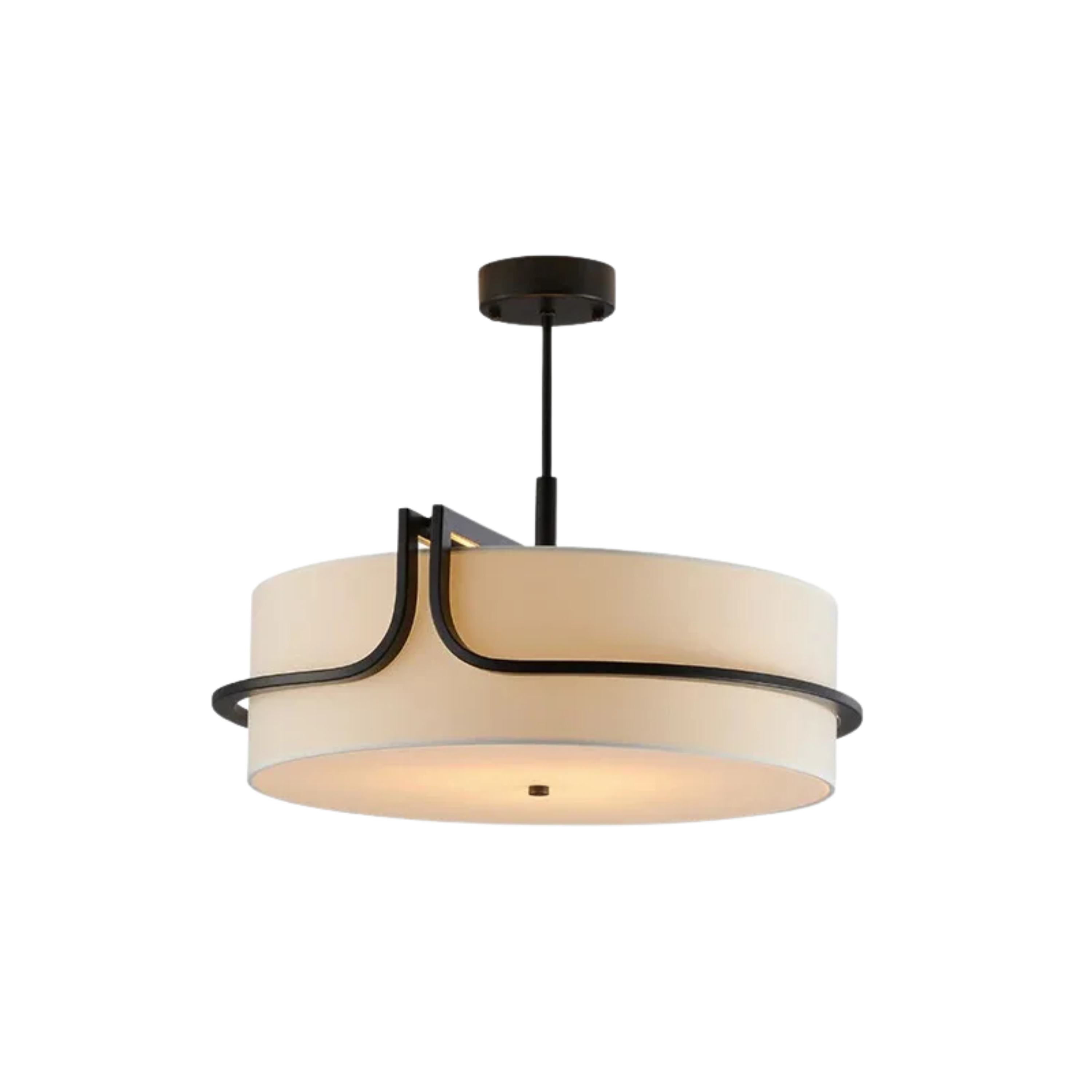 Moderne Minimalistische Stoff Pendelleuchte