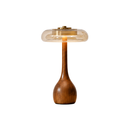 Elegante Glas LED Tischlampe