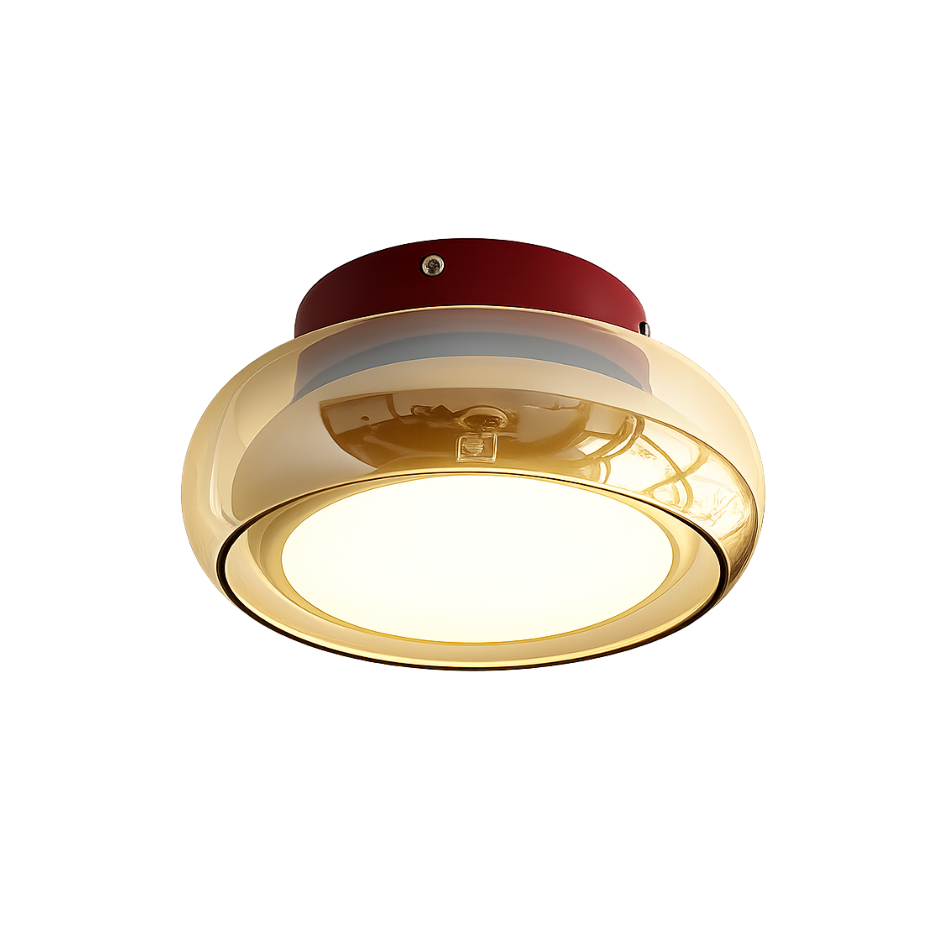 June Retro Glas Deckenleuchte