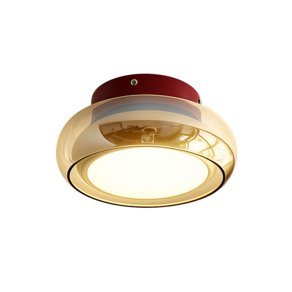 June Retro Glas Deckenleuchte
