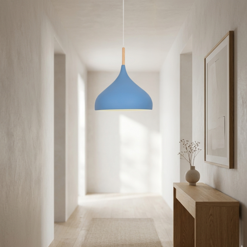 Nordische Farbige LED Pendelleuchte