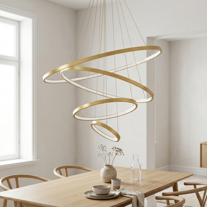 Moderner LED Ring Kronleuchter