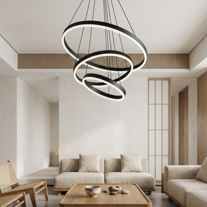 Moderner LED Ring Kronleuchter