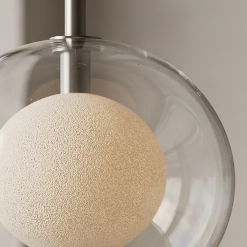 Dimmbare Glas Pendelleuchte