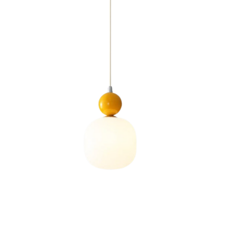 Skandinavische Glas Pendelleuchte