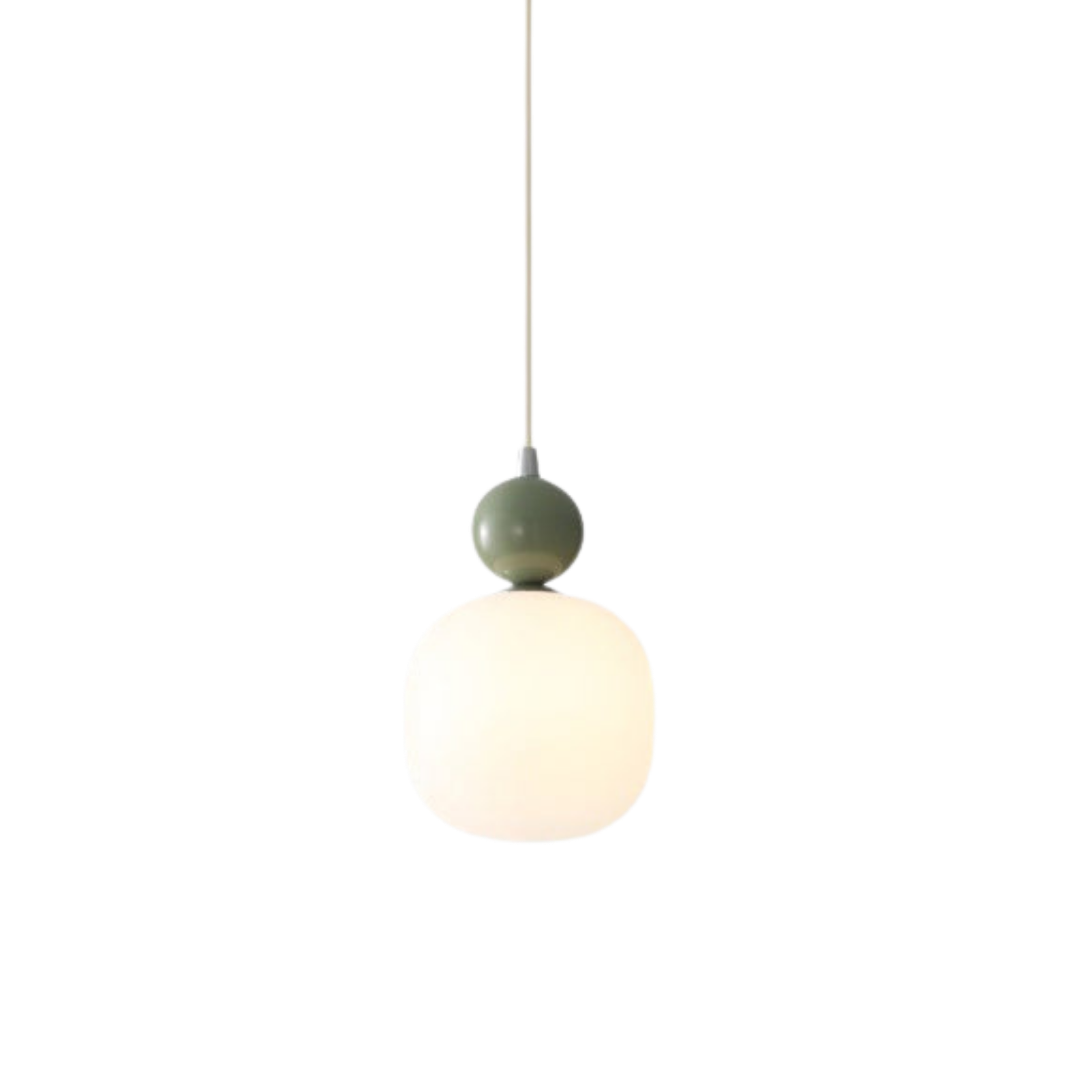 Skandinavische Glas Pendelleuchte